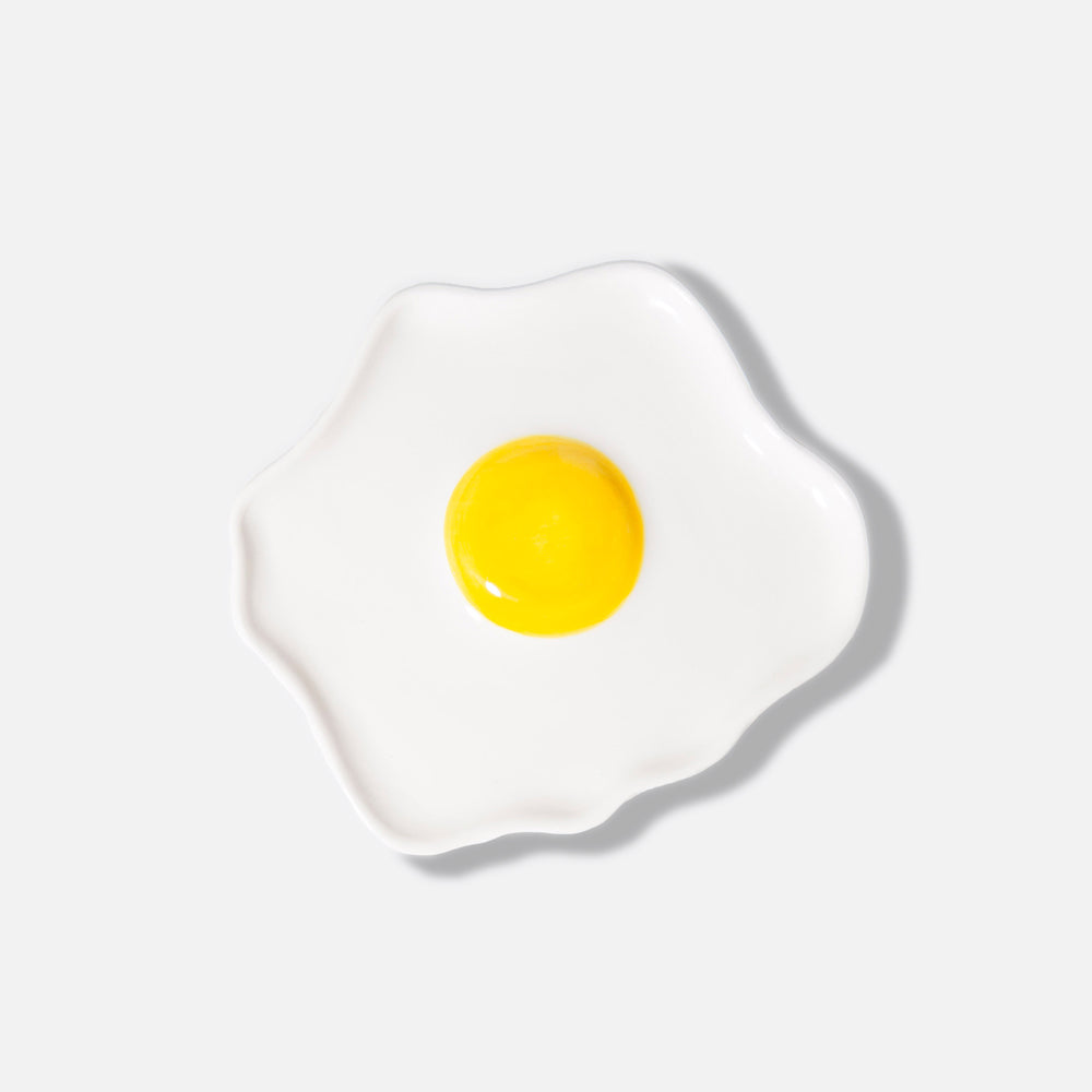 Fast Food Egg Ceramic Tray