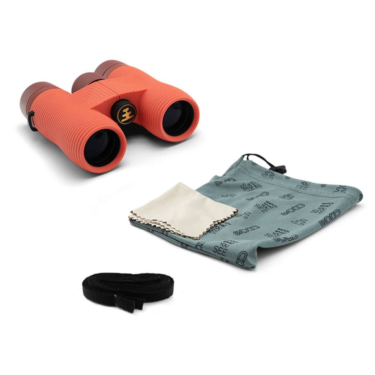 Field Issue 8x32 Binoculars: Coral Red - SFMOMA Museum Store
