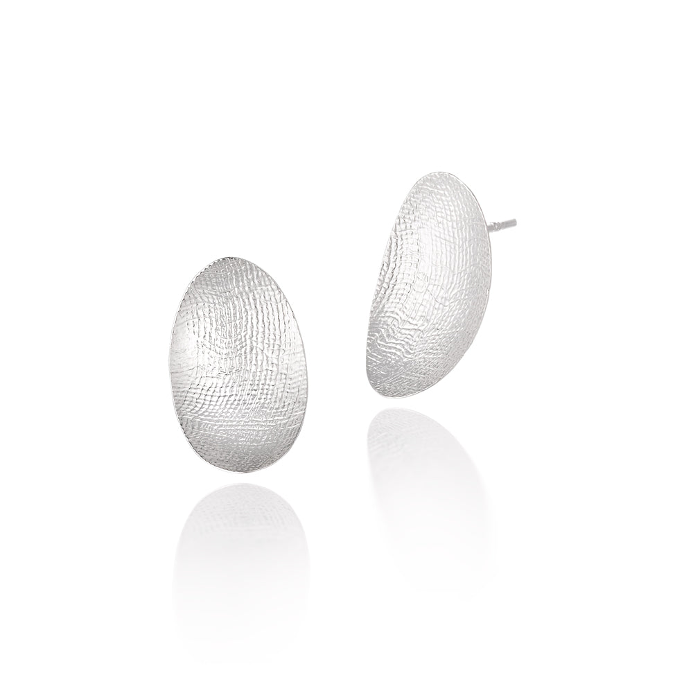 Fingerprint Silver Studs