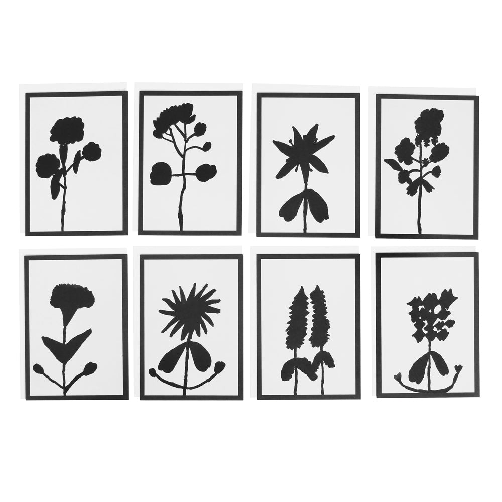 Flower Power Notecards: Set of 8