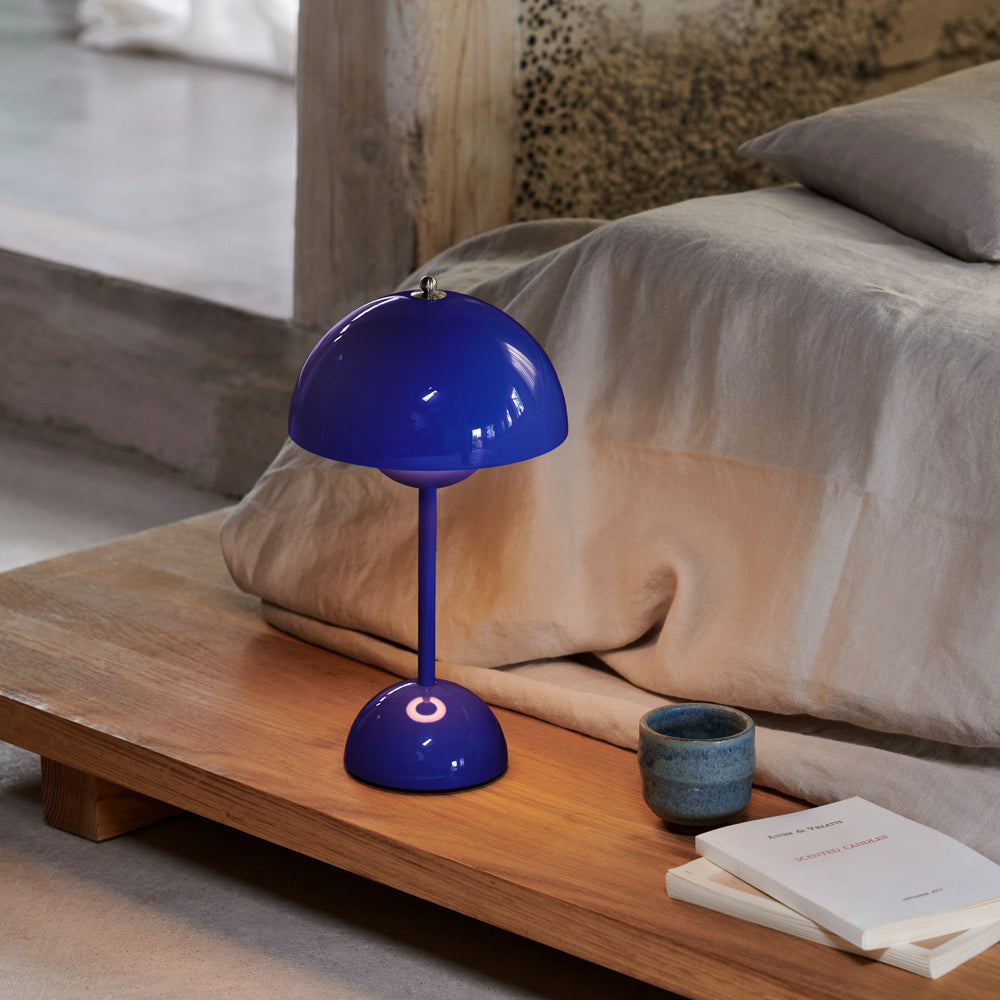 Mini Flowerpot Cordless Table Lamp - LED light Tactile Switch