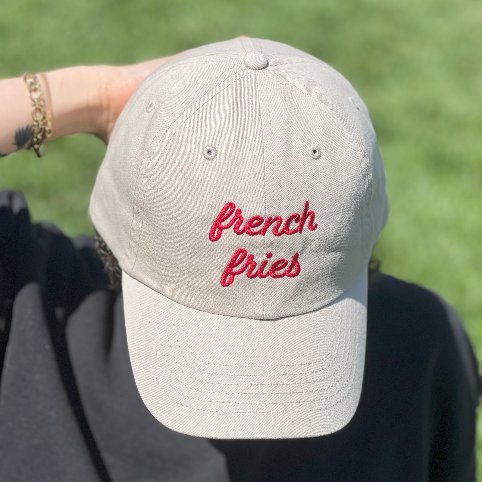 French Fries Baseball Cap front view