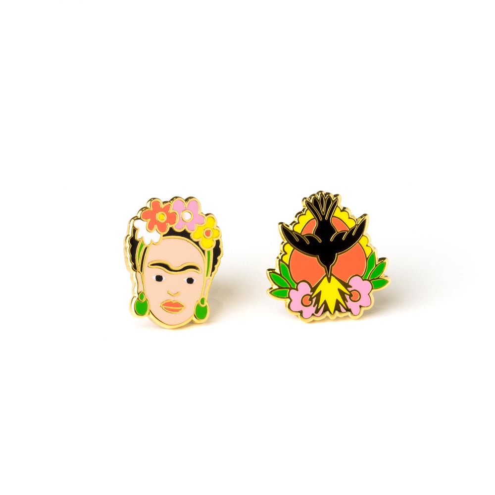 Frida Kahlo + Milagro Earrings