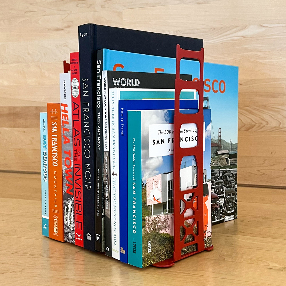 【最終値下げ】FRAMES＆SONS（フレームズアンドサンズ）　ブックタワー Golden Gate Bridge Bookends - SFMOMA Museum Store