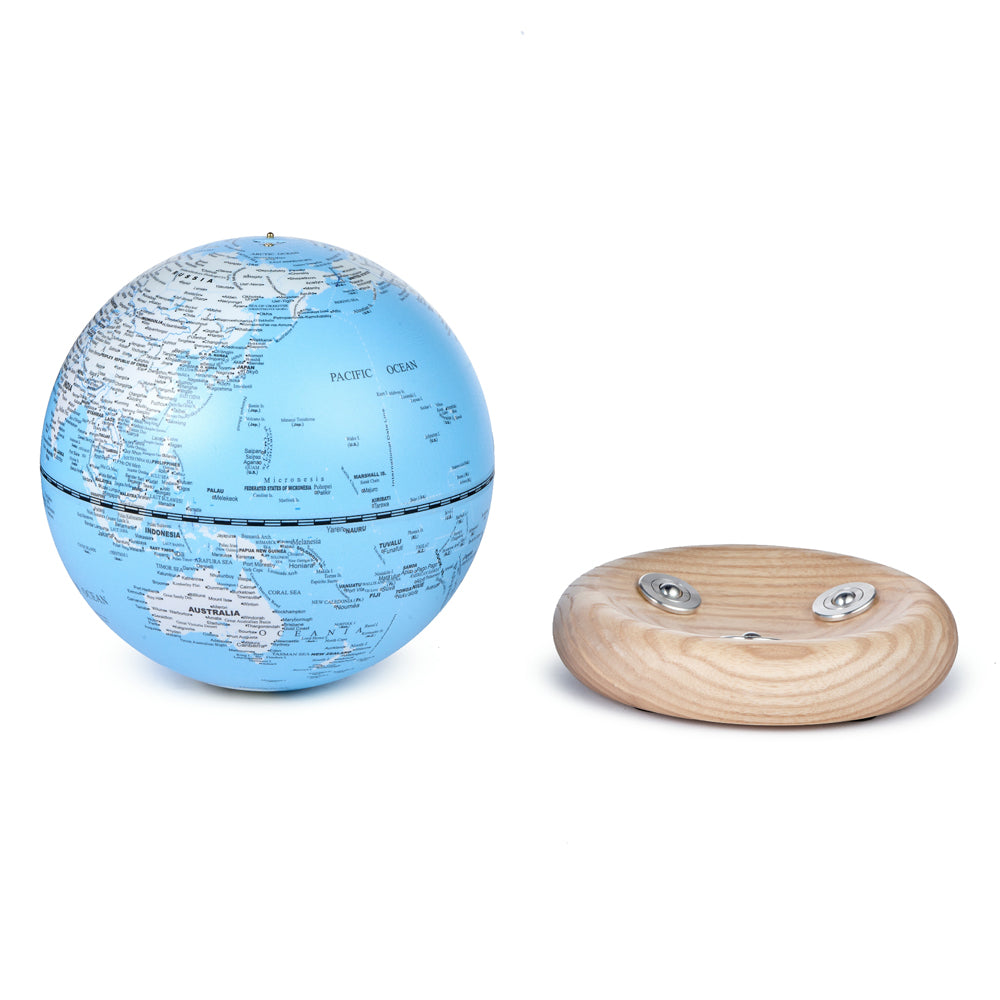 Globe detached from base.