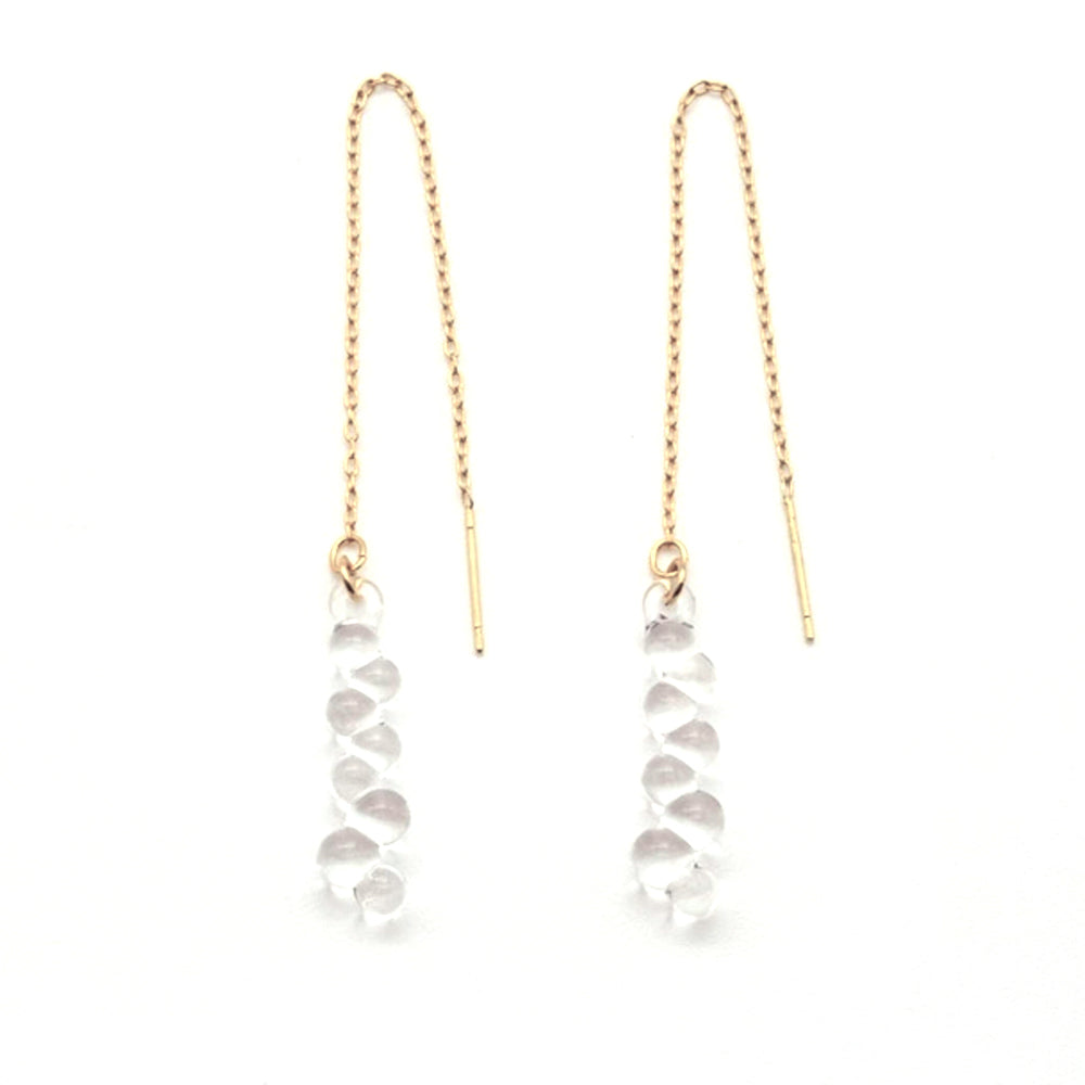 Teardrop on sale threader earrings