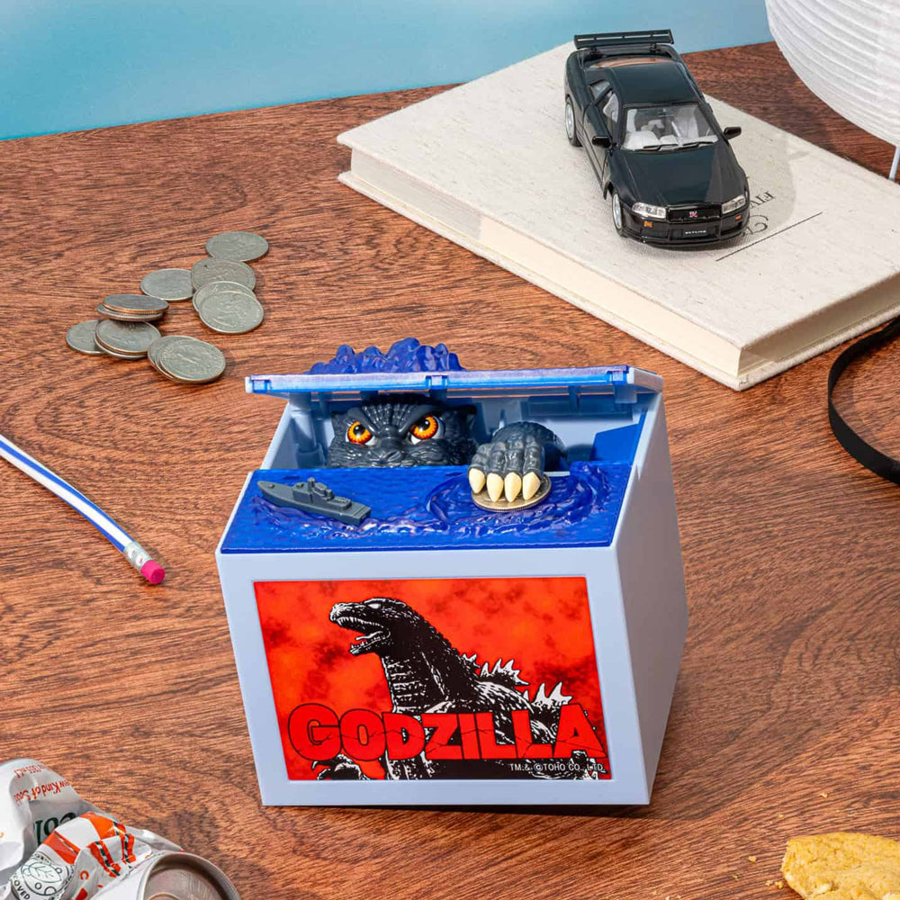 Godzilla Coin Bank lifestyle.