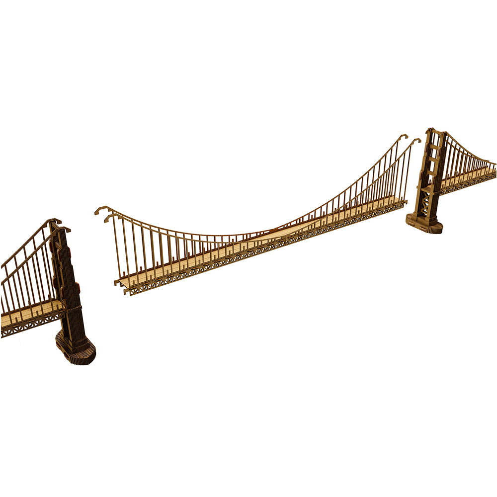 Golden Gate 3D Cardboard Puzzle Sculpture - SFMOMA Museum Store