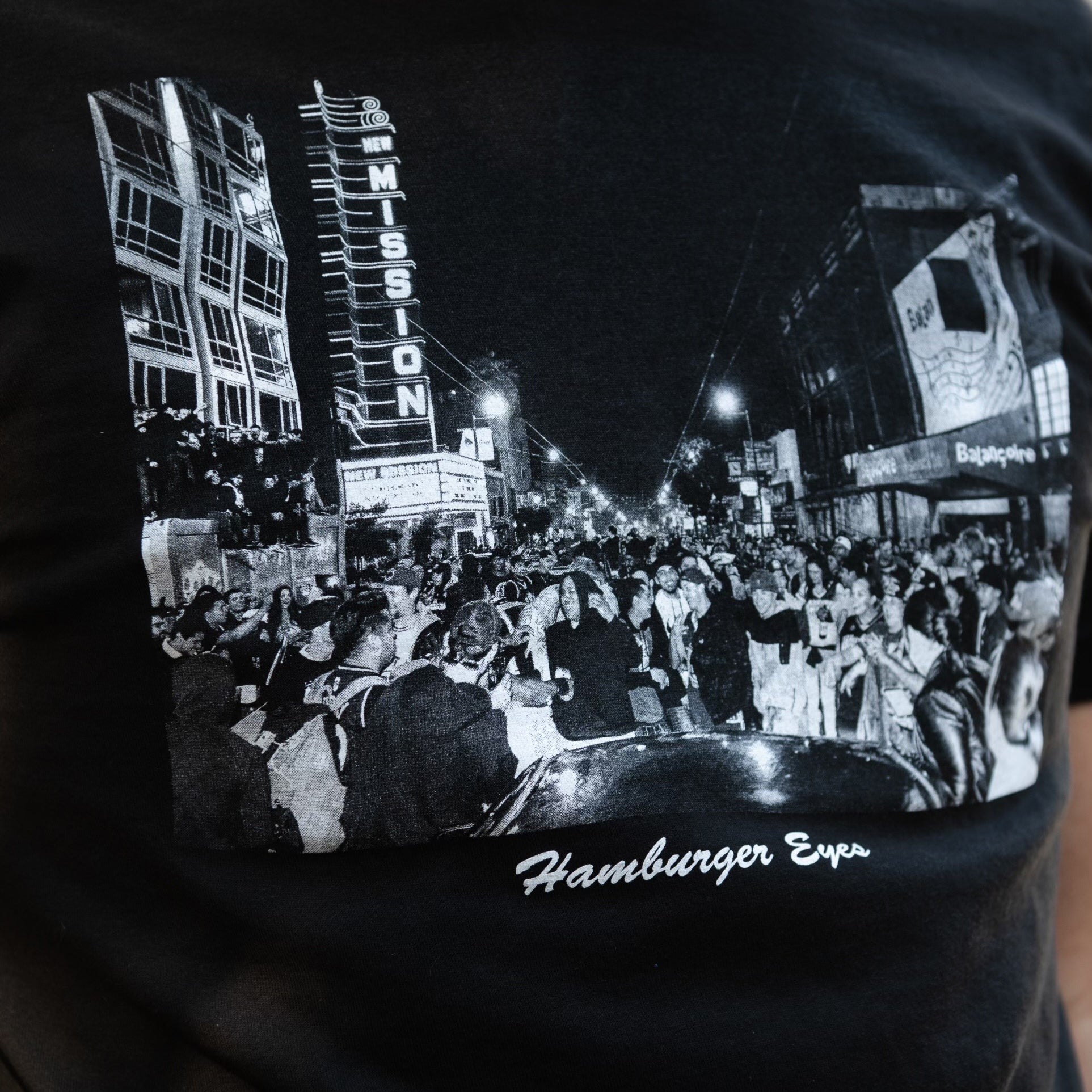 Hamburger Eyes Mission Street T-Shirt - SFMOMA Museum Store
