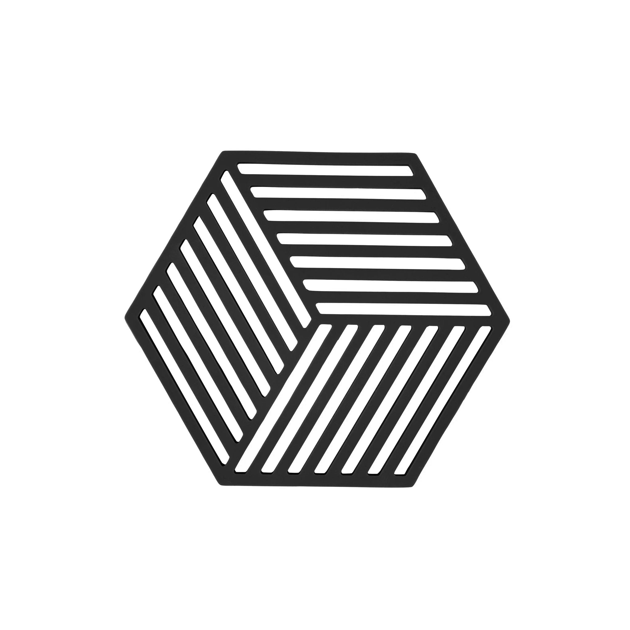 Hexagon Trivet: Black - SFMOMA Museum Store