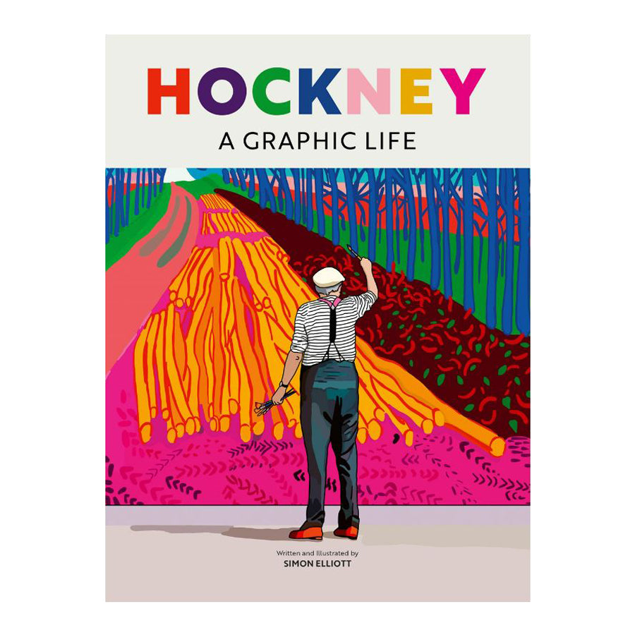 &#39;Hockney: A Graphic Life&#39; book cover.