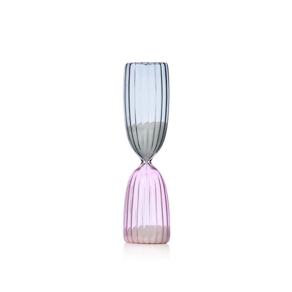 Ichendorf Times 5 Min Hourglass: Smoke + Pink