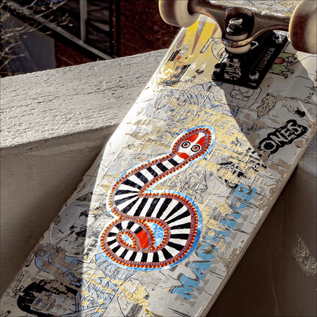 Jeffrey Gibson Snake Sticker