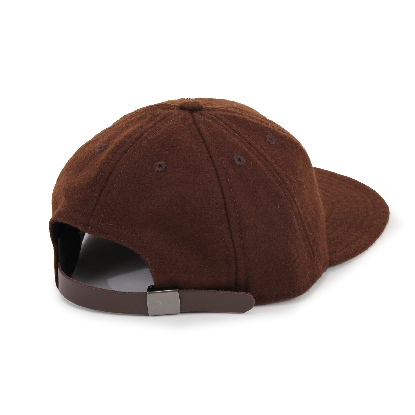 Jeffrey Sincich 8-Panel Wool SF Baseball Cap: Brown front view