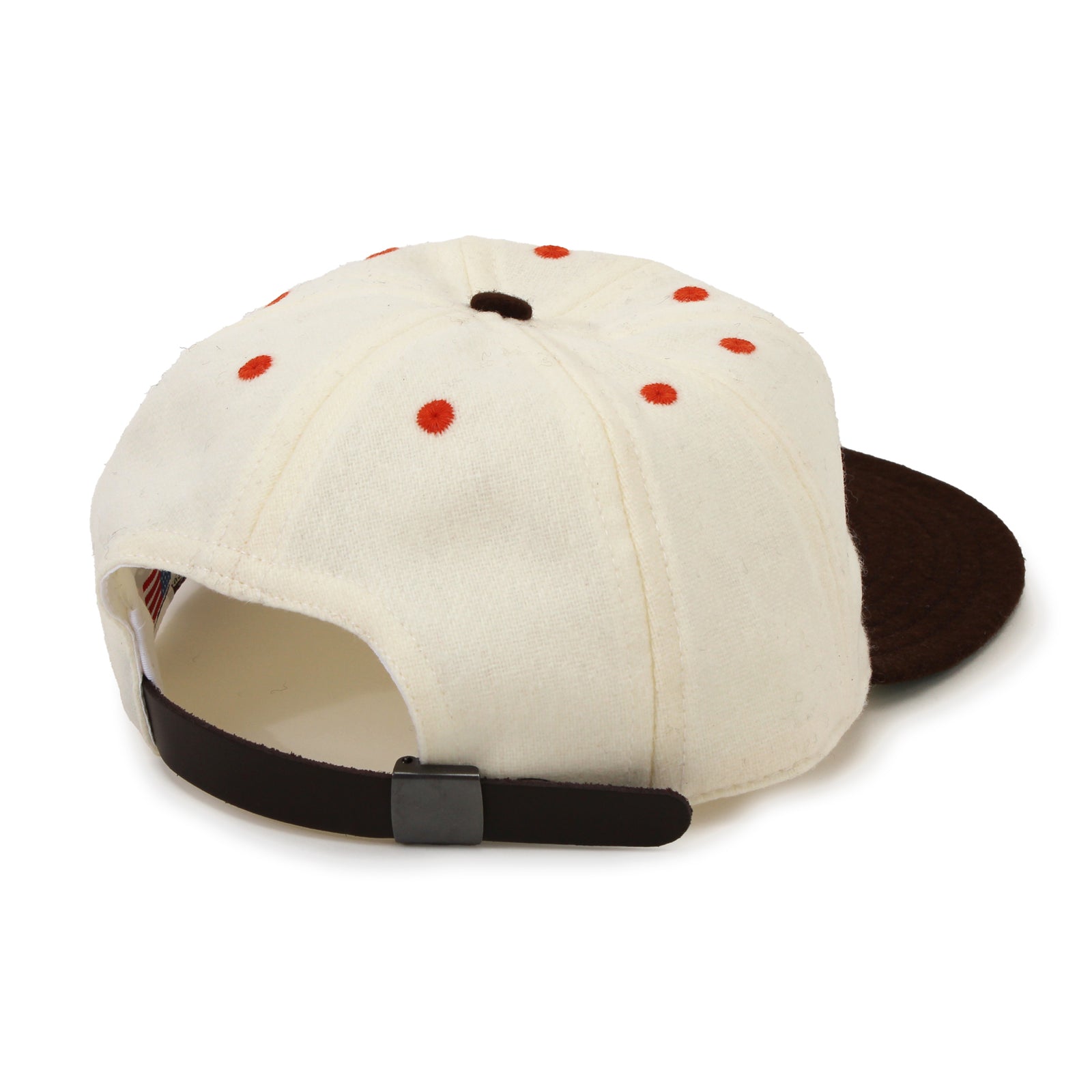 Jeffrey Sincich 8-Panel Wool SF Baseball Cap: White front view