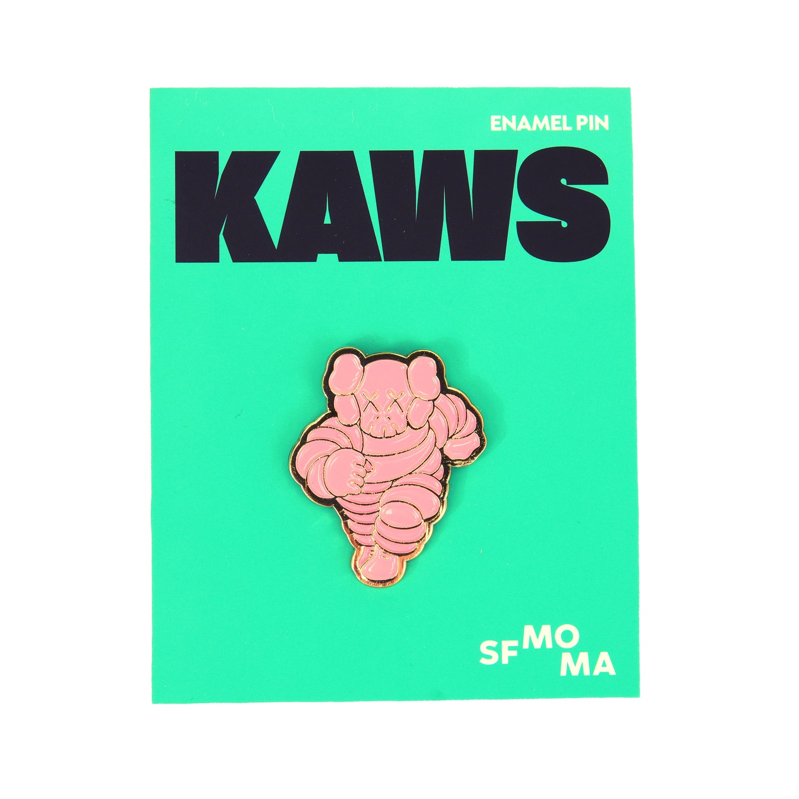 KAWS CHUM Enamel Pin on backing card