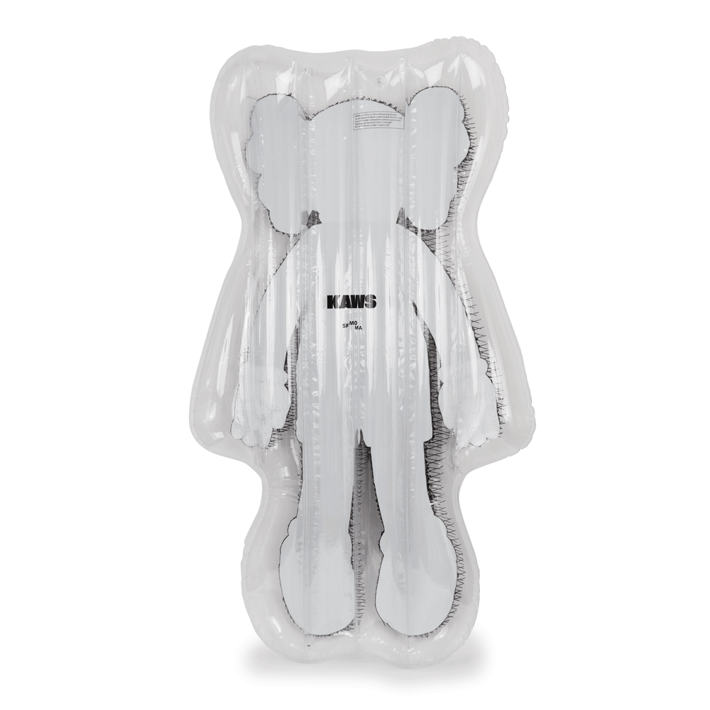 KAWS COMPANION Inflatable Pool Float animated gif showing both sides