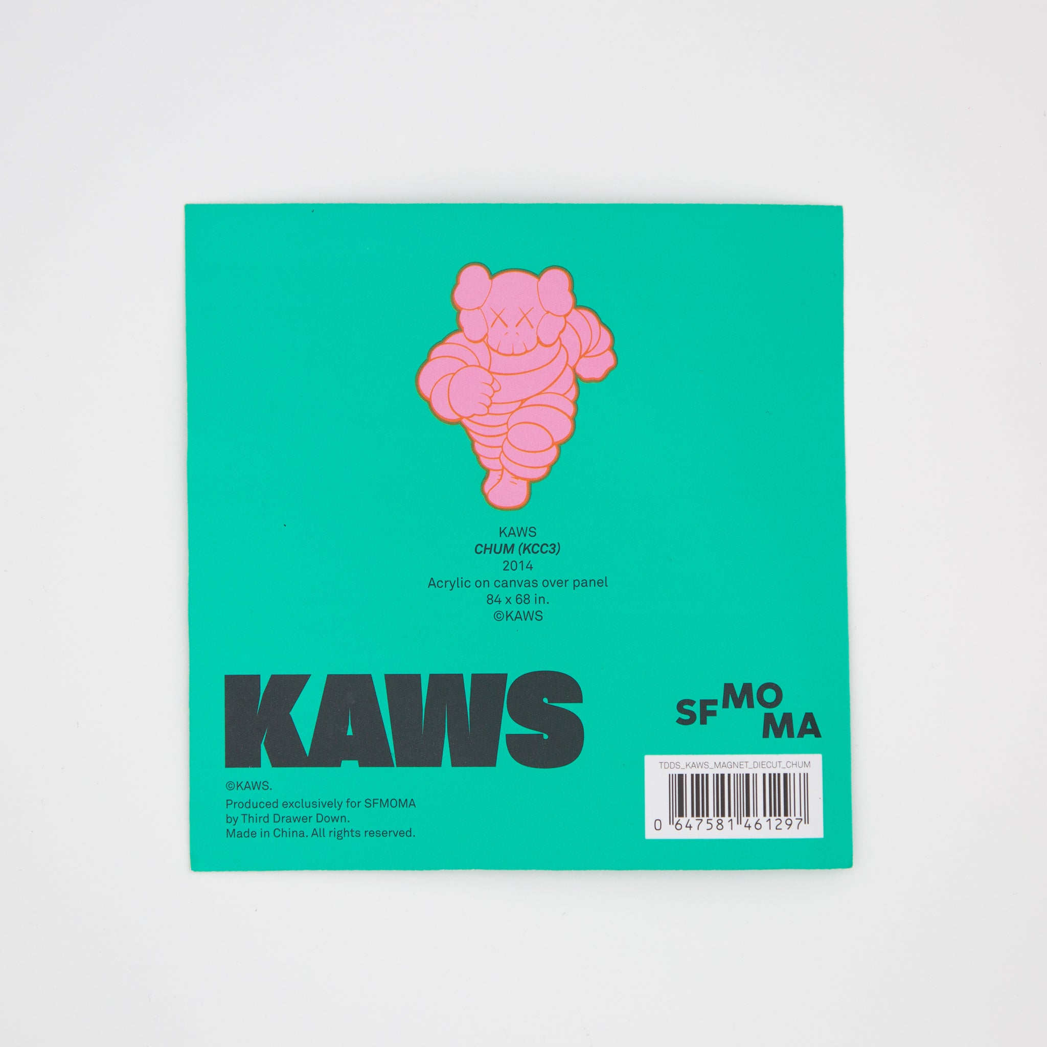 KAWS CHUM Die Cut Magnet - SFMOMA Museum Store
