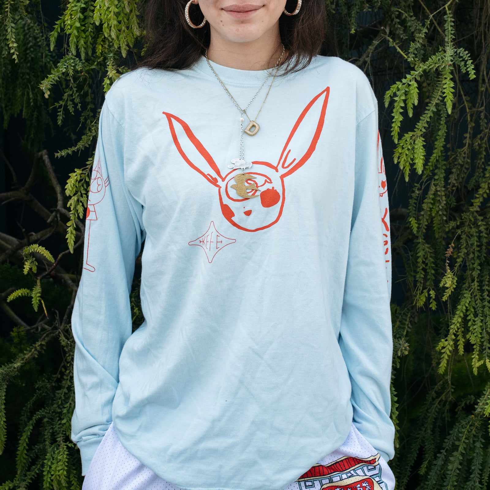 KEFE Cats and Bunnies Long Sleeve T-shirt