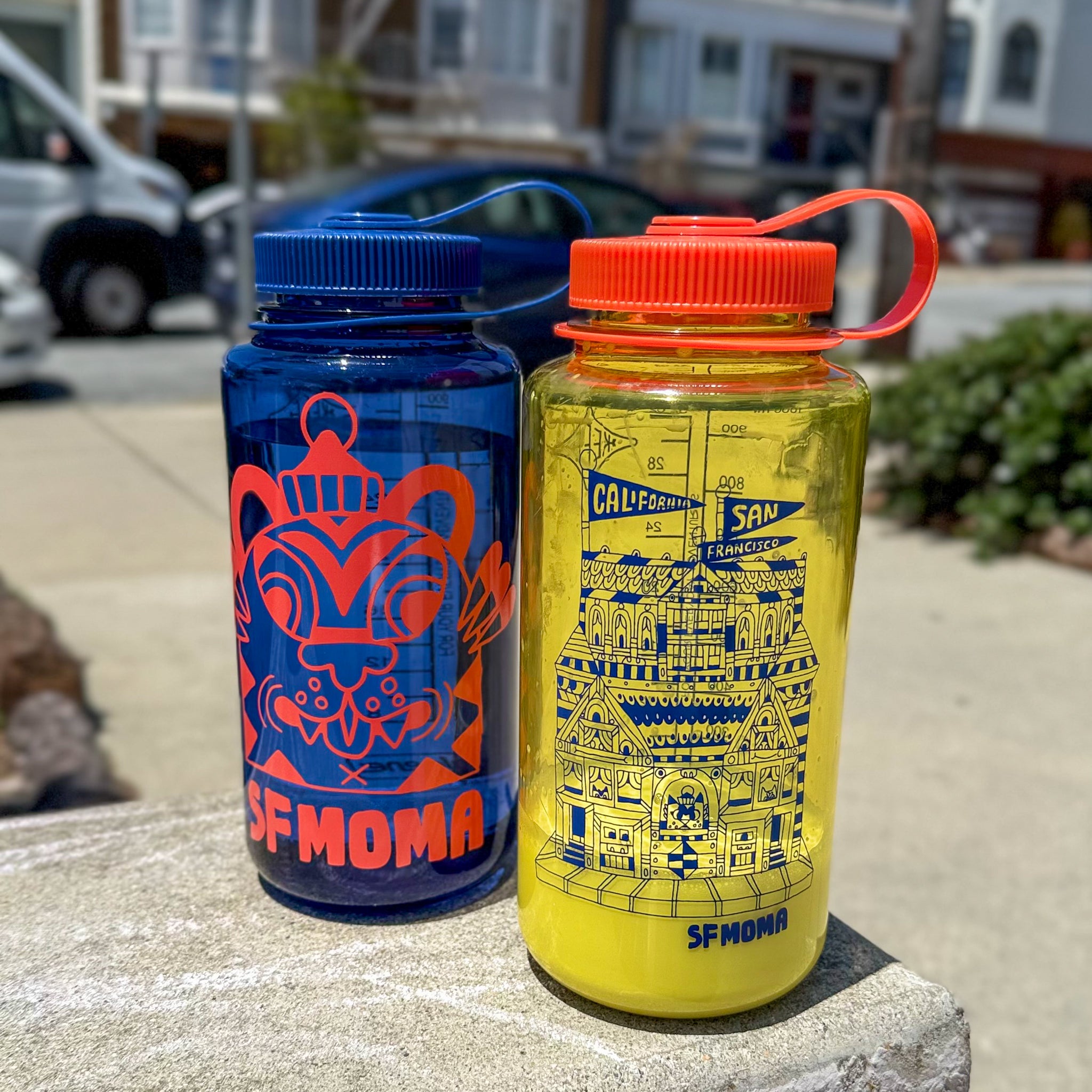 KEFE Fly Your Flag Nalgene Water Bottle - SFMOMA Museum Store