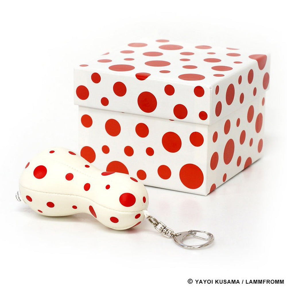  Yayoi Kusama Balloon Mascot: Red and White outside box