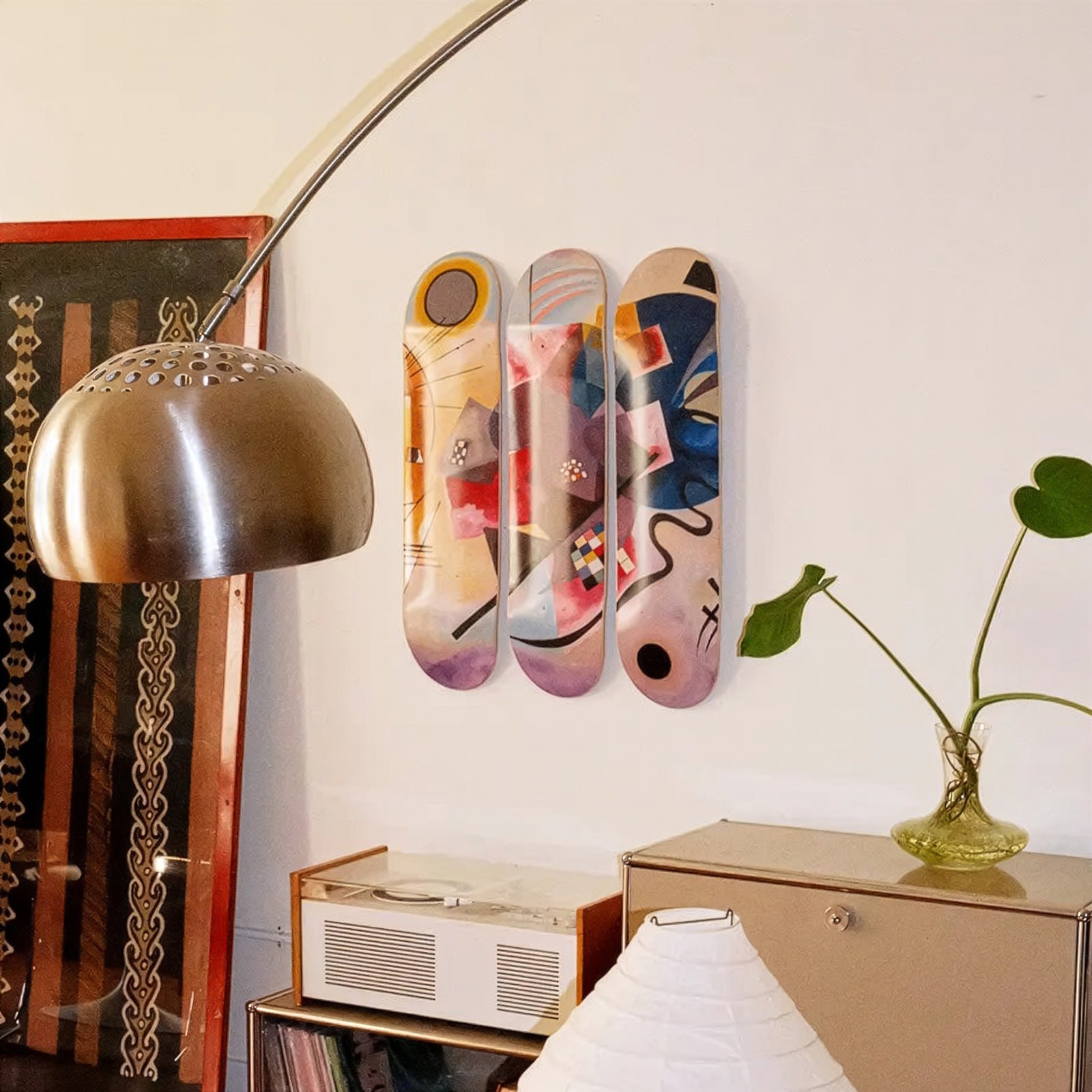 Kandinsky Yellow-Red-Blue Triptych Skateboards - SFMOMA Museum Store