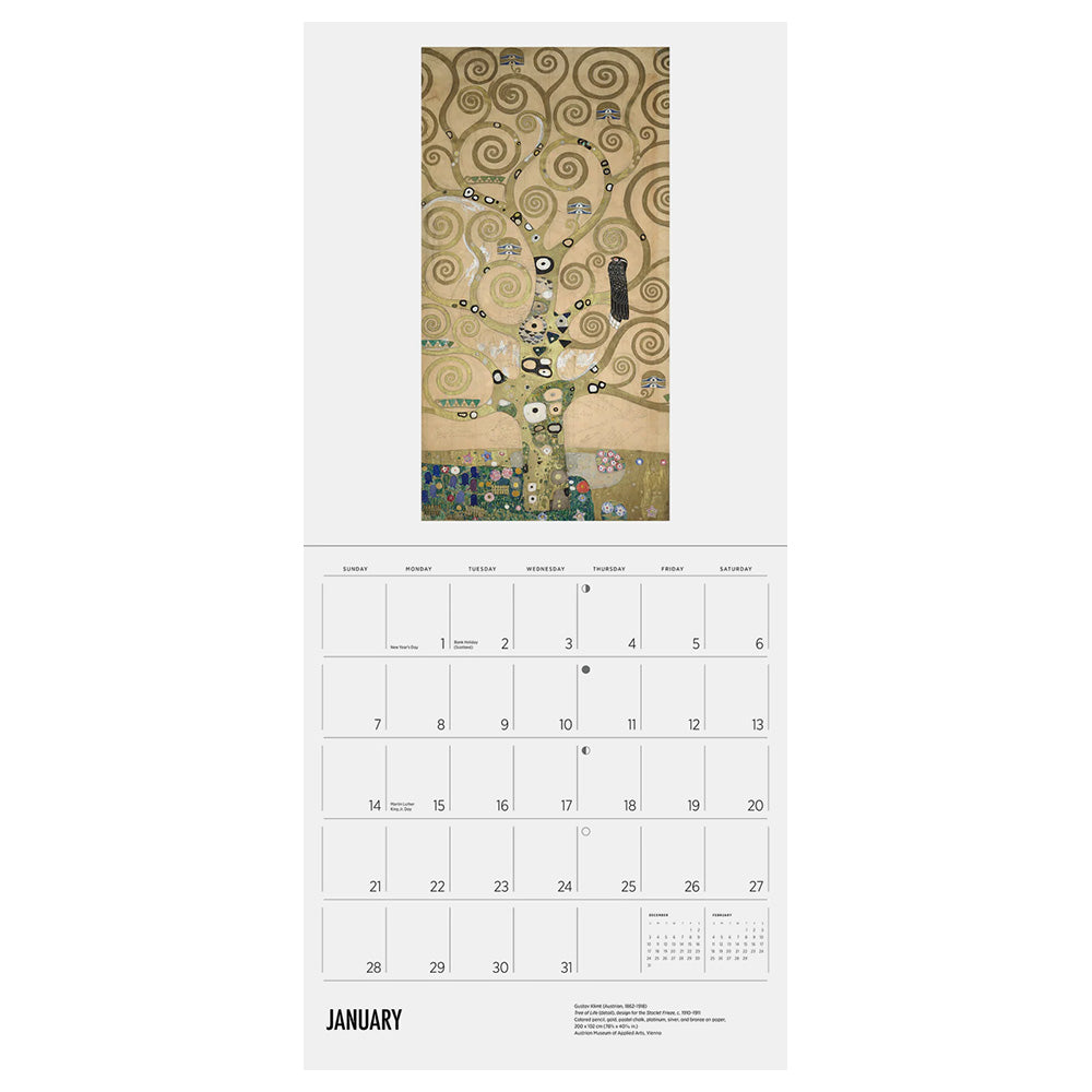 2024 Gustav Klimt Wall Calendar