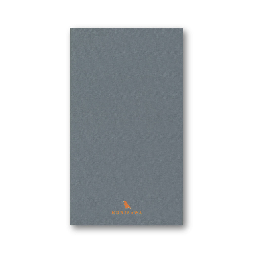 Kunisawa Slim Hardcover Notebook: Gray