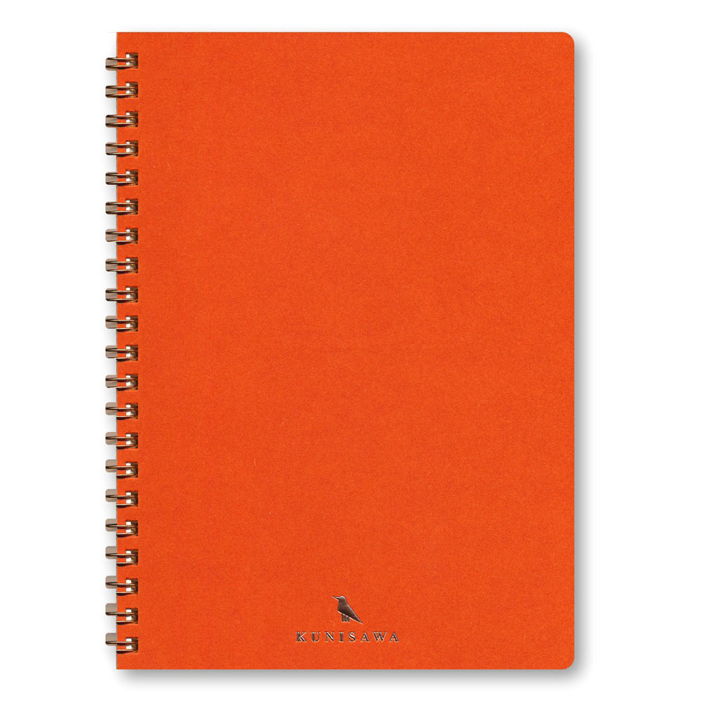 Kunisawa Ring Note A5 Tangerine Notebook