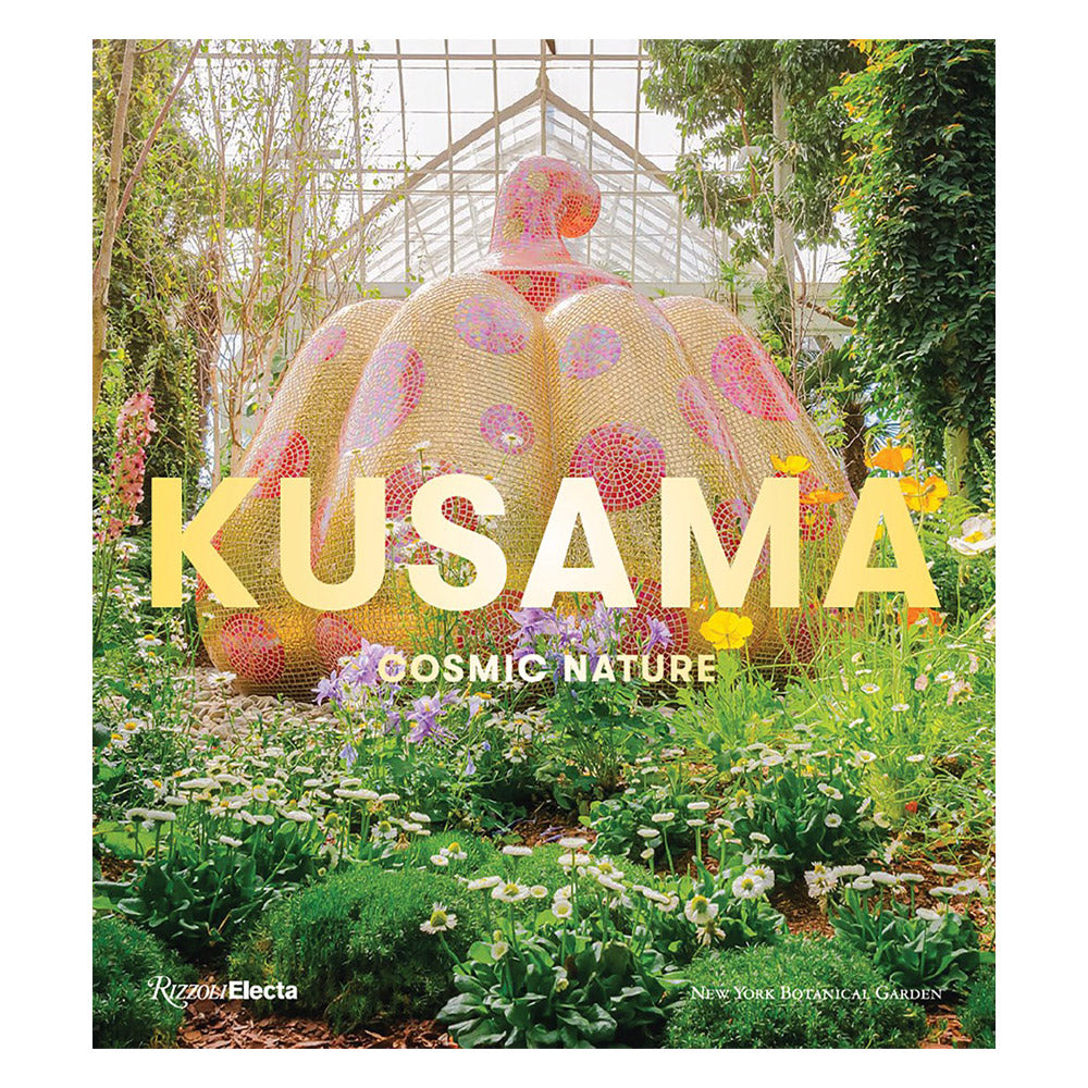 &#39;Kusama: Cosmic Nature&#39; book cover.