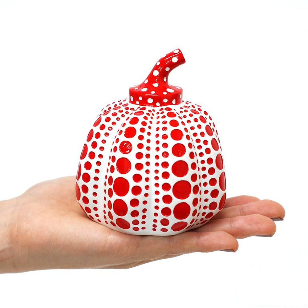 Yayoi Kusama Pumpkin Object: White + Red - SFMOMA Museum Store