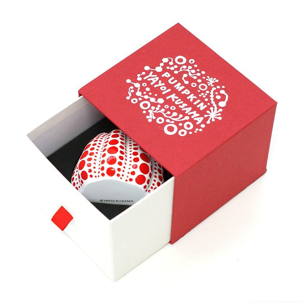 Yayoi Kusama Pumpkin Object: White + Red - SFMOMA Museum Store