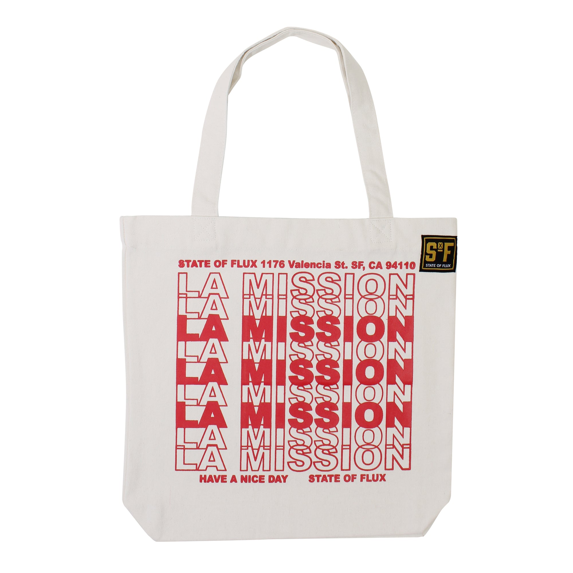 La Mission Tote front view