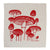 Amanita Mushroom Tea Towel by Lonely Palm Ranch