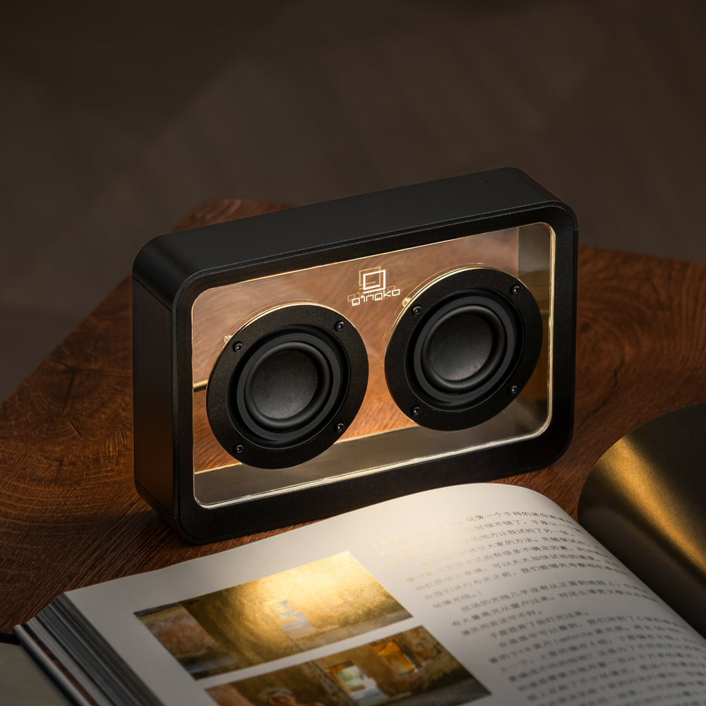 Mage See-Through Bluetooth Speaker: Black