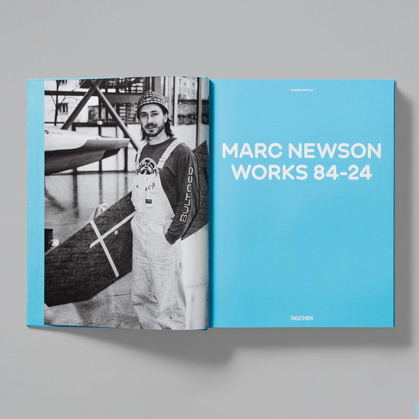 Interior spread; Marc Newson photo.