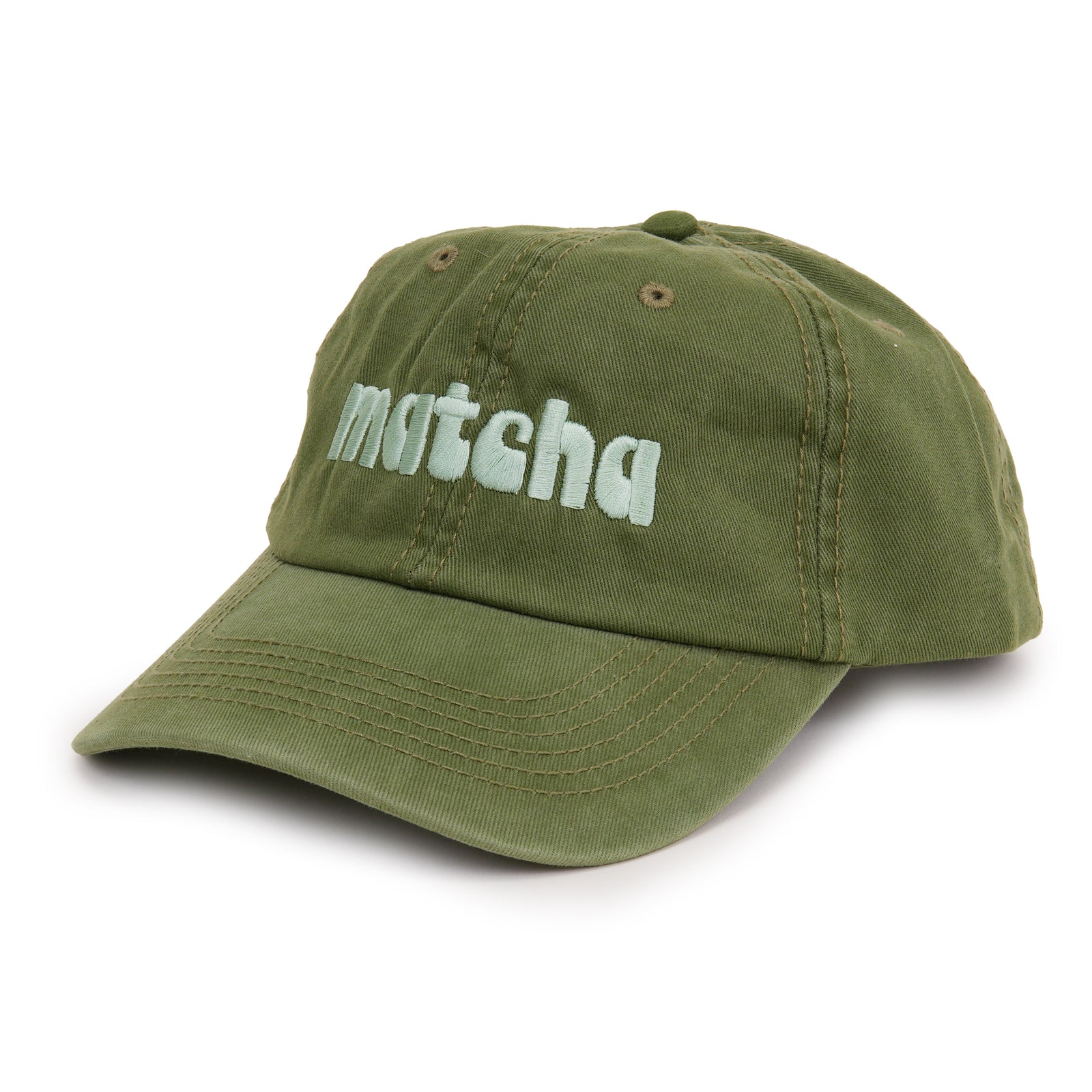 Matcha Baseball Cap front view