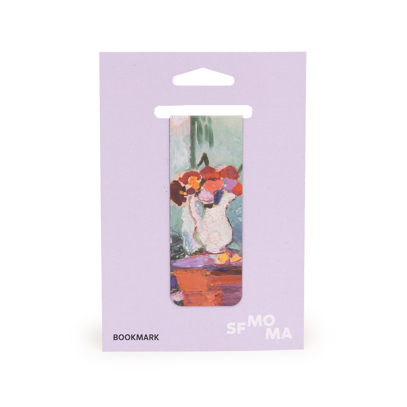 Matisse Bookmark: Flowers on backing card