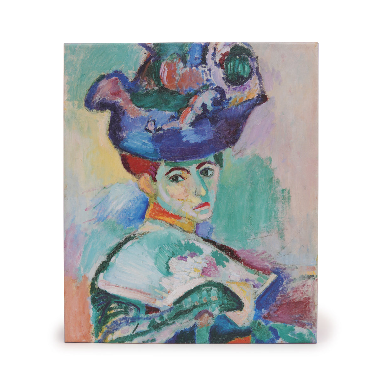 Matisse 1000-Piece Jigsaw Puzzle: Femme au Chapeau front cover of puzzle box