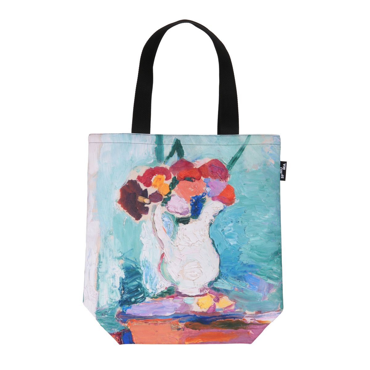 Matisse Grocery Tote: Flowers back view