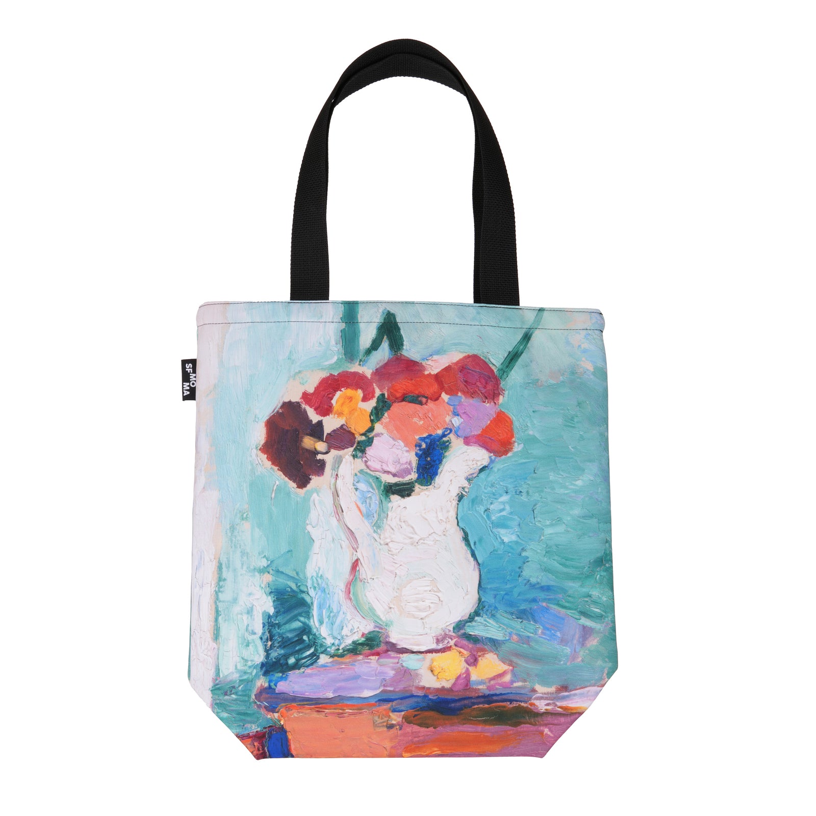 Matisse Grocery Tote: Flowers back view