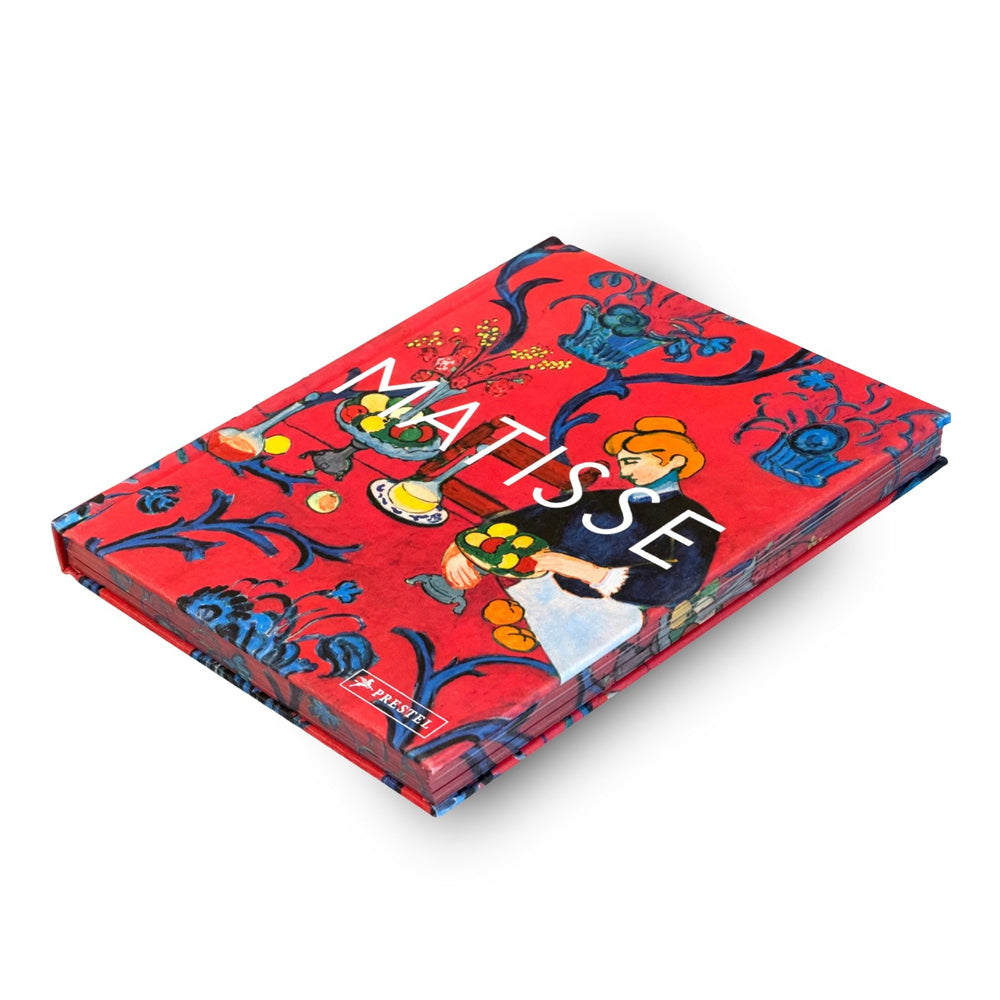 Book with a colorful cover featuring the name Matisse on a white background