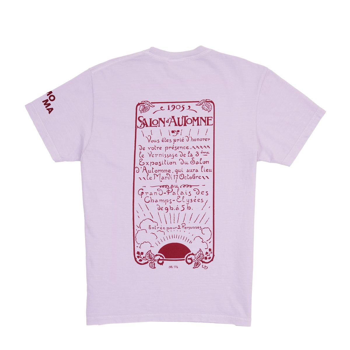 Matisse Exhibition T-Shirt back view