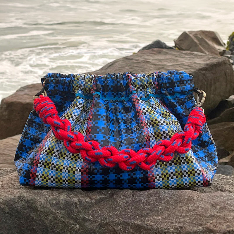 Mini Blue Mercado Bag