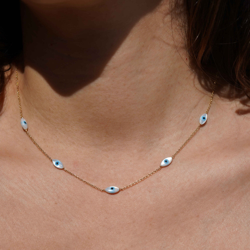 Mini Evil Eye Necklace - SFMOMA Museum Store