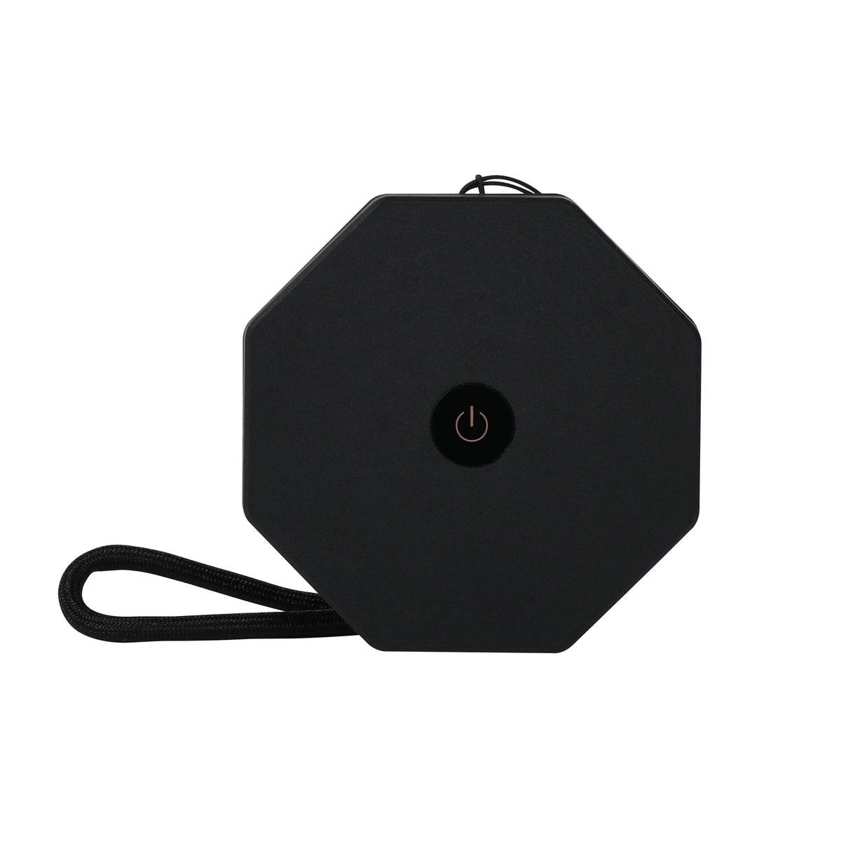 Closed hex light with power symbol on a white background