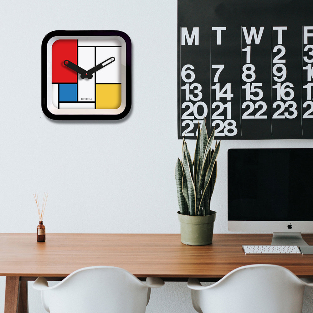 Mondrian Clock