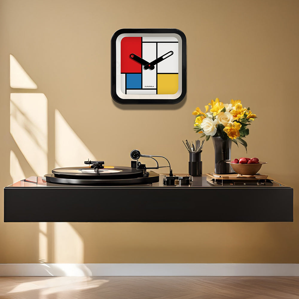 Mondrian Clock