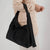 Nylon Shoulder Bag: Black