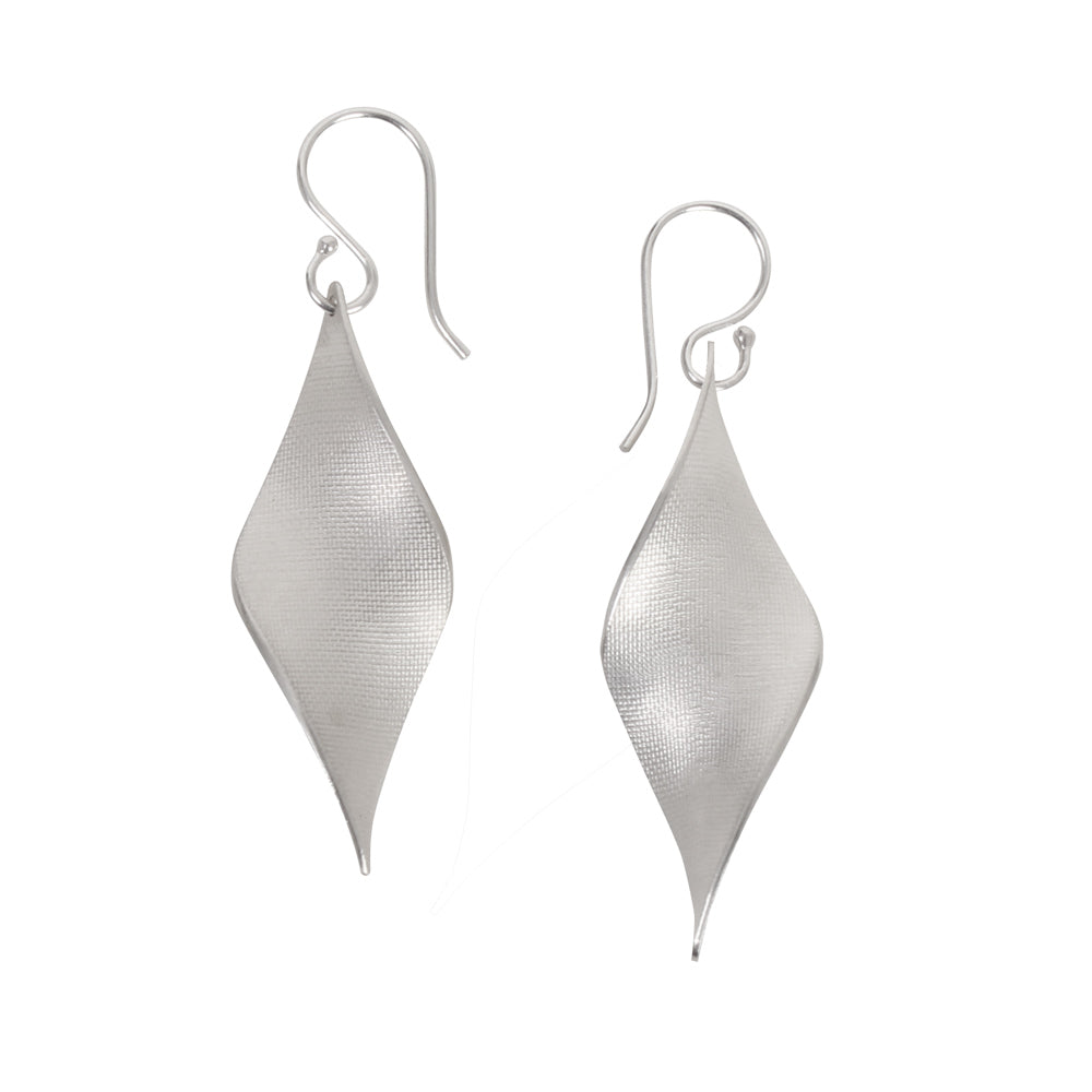 Owen McInerney: Textured Twist Dangle Earrings
